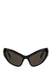 [Balenciaga] Balenciaga-Hamptons Cat Occhiali Da Sole Nero-Donna OS