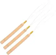 YOSADIER 3Pcs Beading Thread Needles Handle Bead Threader Tool for Jewelry Making for Stringing Beads and DIY Craft Projects Durable and Practical