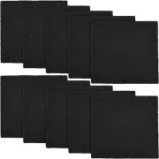 10 Pack Cat Litter Box Charcoal Filters Replacement Carbon Odor Filters 6Inch X