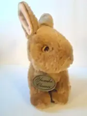Russ Yomiko Bunny Rabbit Brown 4" Plush Toy Stuffed Easter