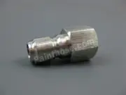 MTM Hydro 24.0075 Plated Steel Quick Connect Plug 3/8" FPT