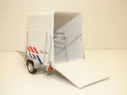 REMORQUE VAN transports chevaux POLITIE 1/43 Police Pays Bas