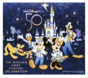 Walt Disney World 50th Anniversary 16 Month Calendar 2021-2022 - NEW SEALED