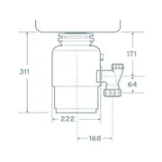 Insinkerator Evolution 150 Food Waste Disposer