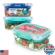 Sistema TO GO Stax Leakproof Food Storage Containers | 1 L | Airtight and Sta