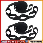 2pcs Hammock Strap Outdoor Camping Tree Hanging Load Bearing Rope (Black)