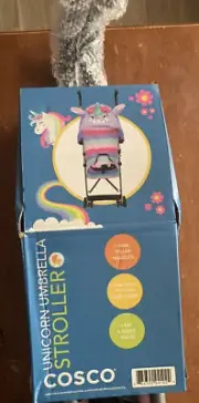 Lightweight Umbrella Stroller Child Up To 40lbs Unicorn Adjustable Shade Canopy