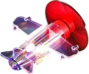 Wind Powered LED Airplane Propeller,Wind Powered LED Aircraft Propeller,Wind Powered LED Bright Light Car Decoration | Anti-Collision LED Warning Waterproof Mirror for Handlebar