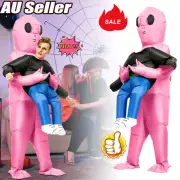 Hot Alien Abduction Inflatable Costume Halloween Party Cosplay Suits Adult Kid