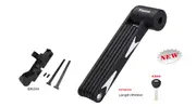 Lock Folding with Keys & New Bracket 215mm x 72mm x 6pcs Black