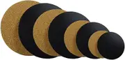 Cork Plant Coasters Double Layers Hard Thick Cork Planter Coaster Water-Absorbent Plant Hot Insulation Pad Pad