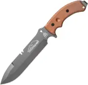 NEW TOPS Tahoma Field Knife - Unsharpened top edge. Outdoor & Hunting Knives