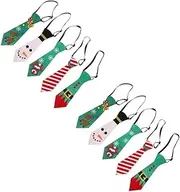 Operitacx 2sets Christmas Tie Snowflake Ties for Men Boy Funny Holiday Neckties Boys Christmas Bow Tie Christmas Neckties Christmas Party Tie Christmas Party Decor Glitter Paper 5pcs*2