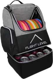 Disc Golf Backpack with Insulated Cooler | Large Capacity for 20 Discs
