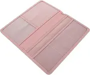 [JEWEDECO] Large Capacity Auto License Holder Multi Compartment Car Document Organizer Stylish Design for Driver's License Registration Passports Essential Vehicle Accessory