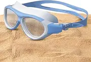 Swimming Goggles, Anti-Fog Swimming Goggles for Pool, Adjustable Leak-Proof Clear Vision Pool Glasses for Diving Outdoor Activities Training Sports Beach Adults Snorkeling Women