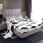 Bed Set Full Size Kids Dinosaur s Soft and Cozy Jungle Animal
