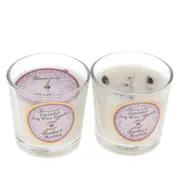 HEALING Crystal Scented Votive Candle - Amethyst and Lavender