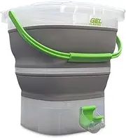 Gel Blaster Gellet Depot - Collapsible Ammo Tub - Fast Loading Nozzle & Built-in Strainer - Hydrates & Stores 10,000+ Gellets - Space Saving Design - Portable Handle - Official Gel Blaster Accessory