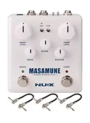 NUX Masamune Guitar Analog Compressor and Booster Pedal Bundle with 3 MXR Pat...