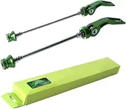Front and Rear Skewers,Quick Release Skewer Clip Bolt Lever Set | Aluminum Alloy Hollow Shaft Kit Replacement for Bike Wheel Hub