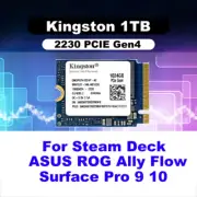 NEW 2230 SSD 1TB NVMe PCIe 4x4 For Surface Pro 9 10 Steam Deck ASUS ROG Ally z1