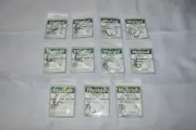FISHING LOT ~ MUSTAD ~ FINESSE ~ SIZE 1 ~ DSR549-1-8-3 ~ 11 TOTAL PACKS~LOT #049
