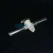 Bore 2/3/4/5/mm Borosilicate Glass High Vacuum Stopcock Straight Hollow Plug
