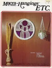 Macrame Plant Hanger Patterns 1977 Macra-Hangings Etc. Lee Originals Book L709