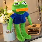 SAD PEPE THE FROG MEME PLUSH 50CM | FUNNY | CUTE | EMO | GIFTS FOR HIM BIRTHDAY