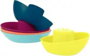 Boon Fleet Stacking Boats, Navy Multicolored 1 Count (Pack of 1)