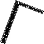 3 Pcs L Square Right Angle Ruler,8 Inch x 12 Inch Metal Framing Steel Square,Right Angle Ruler Calipers