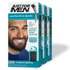 Mustache & Beard, Beard Dye for Men with Brush Included for Easy Application,...