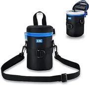 JJC Deluxe Lens Case Pouch for Canon EF 24-70mm F2.8L / EF 70-300mm F4-5.6 / EF 85mm / Nikon AF-P Nikkor 70-300mm / AF-S Nikkor 24-70mm / Tamron SP 70-300mm F4-5.6 and Other Lens below 100 x 182mm