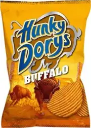 Hunky Dorys Buffalo Flavoured Crisps from Ireland