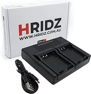 Hridz LP-E17 Dual Battery Charger For Canon EOS M6 200D 200D Mark I II 77D 750D 760D 8000D