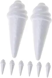 ULDIGI DIY Ice Model Kit 8 Pack Unfinished Foam Ice for Custom Painting Decorations