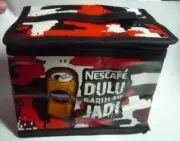 Nestle NESCAFE COFFEE 6" Tall COOLER BAG Camouflage Design 2019 Malaysia Nestle
