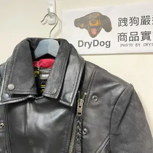 跩狗嚴選 極度乾燥 Superdry Double Biker Nubuck 女款 黑色 騎士 皮衣 真皮 外套 進階款 翻領 斜領