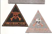 #340 US ARMY CAMP HOOD TANK DESTROYER INSTRUCTOR PATCH