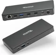 USB C Docking Station Dual Monitor 2 HDMI Ports, Power Delivery Dock, Dual 4K