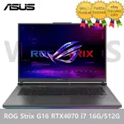 ASUS ROG Strix G16 G614JI-N4027 16" i7-13650HX RTX4070 16GB/512GB FreeDOS Gaming