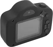 Kids Camcorder Toy Play Fun Rechargeable ABS Silicone Various Games Kids Digital Camera for Photography (Black)