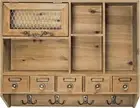 Farmhouse Wall Cabinet Apothecary Wall Mounted Over Toilet Bathroom Organizer