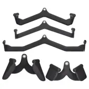 LAT Pull Down Bars Set Pulldown Rowing T-bar V-bar Cable Machine Attachment 5Pcs