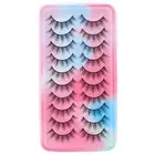Soft Wispy Spiky Janpanese Eye Lashes 3D Faux Mink Manga Lashes Asian Lashes