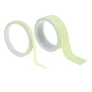 2Pcs 0.4"/1.2"x16.4' Glow in the Dark Tape Self Adhesive Tape Neon Luminous