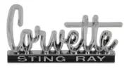 NEW Trim Parts Glove Box Door Emblem / FOR 1966-67 CORVETTE STING RAY / 5214