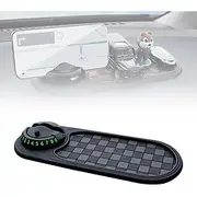 Multifunction Car Anti-Slip Mat, New Multifunctional Car Dashboard Mobile Phone Holder, Auto Universal Rotatable Anti Skid Car Dashboard Pad with Temporary Par