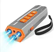 Dog Anti Bark Deterrent Device, Professional Anti Bark Control for Dogs Ultrasonic Dog Barking Control up to 15m, Triple Sonic Emitters Rechargeable Dog Silencer 2023